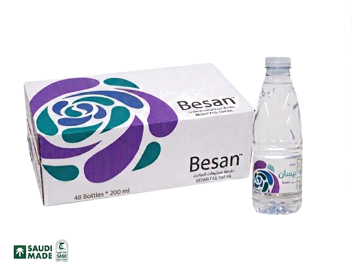 كرتون مياه بيسان ٢٠٠ مل